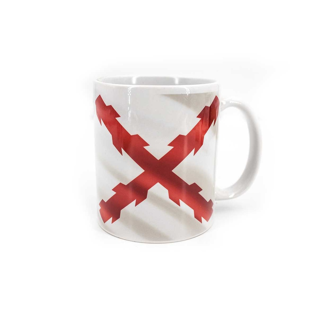 TAZA CERAMICA BORGOÑA BLANCA