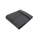 CARTERA PIEL CINTA ELASTICA NEGRA