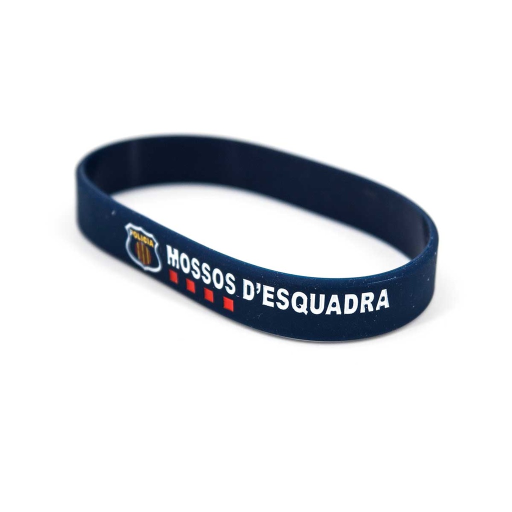 PULSERA GOMA MOSSOS MARINO