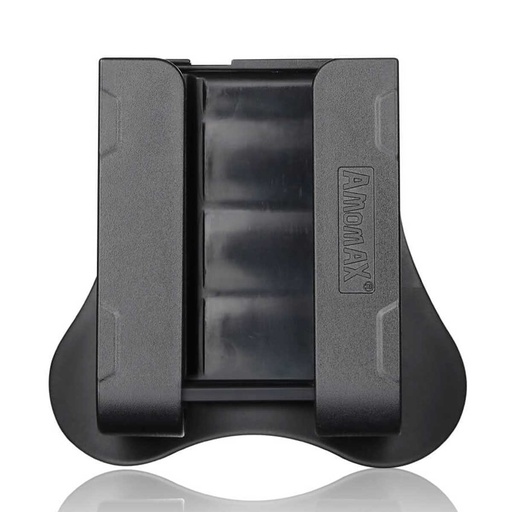 [AM-SC-U] PORTACARTUCHOS RIGIDO AMOMAX AJUSTABLE NEGRO