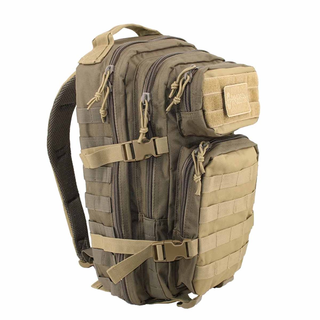 MOCHILA IMMORTAL MOLLE PEQ. 20L VERDE-COYOTE