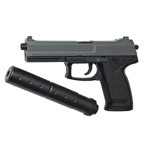 [15918A] PISTOLA ASG DL60 SOCOM MUELLE NEGRO