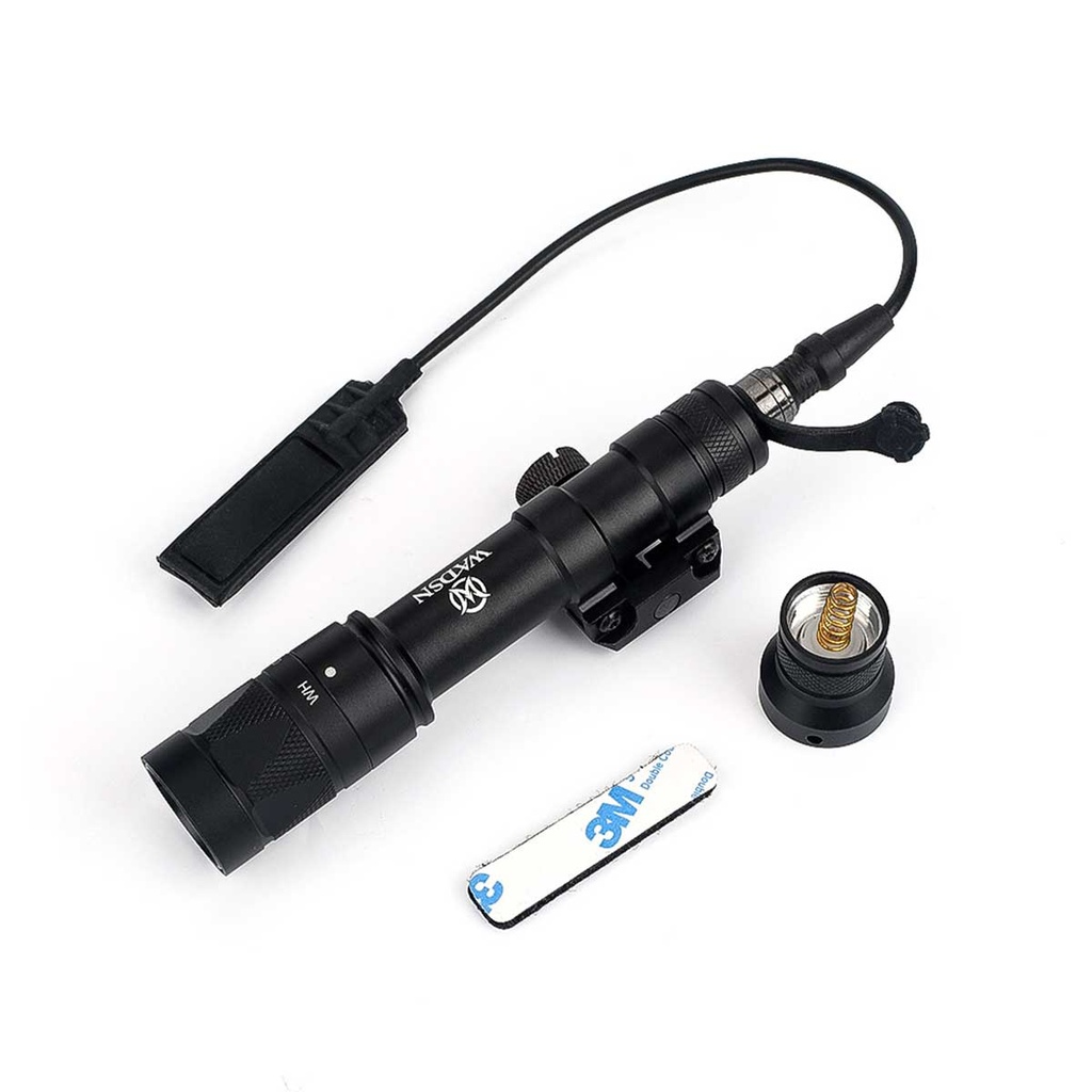 LINTERNA TACTICA WADSN M600W C/ESTROBO NEGRA