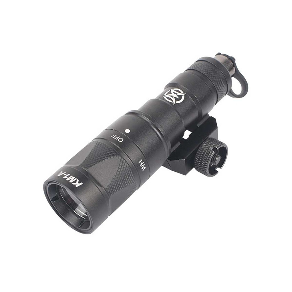 LINTERNA TACTICA WADSN M300W C/ESTROBO NEGRA