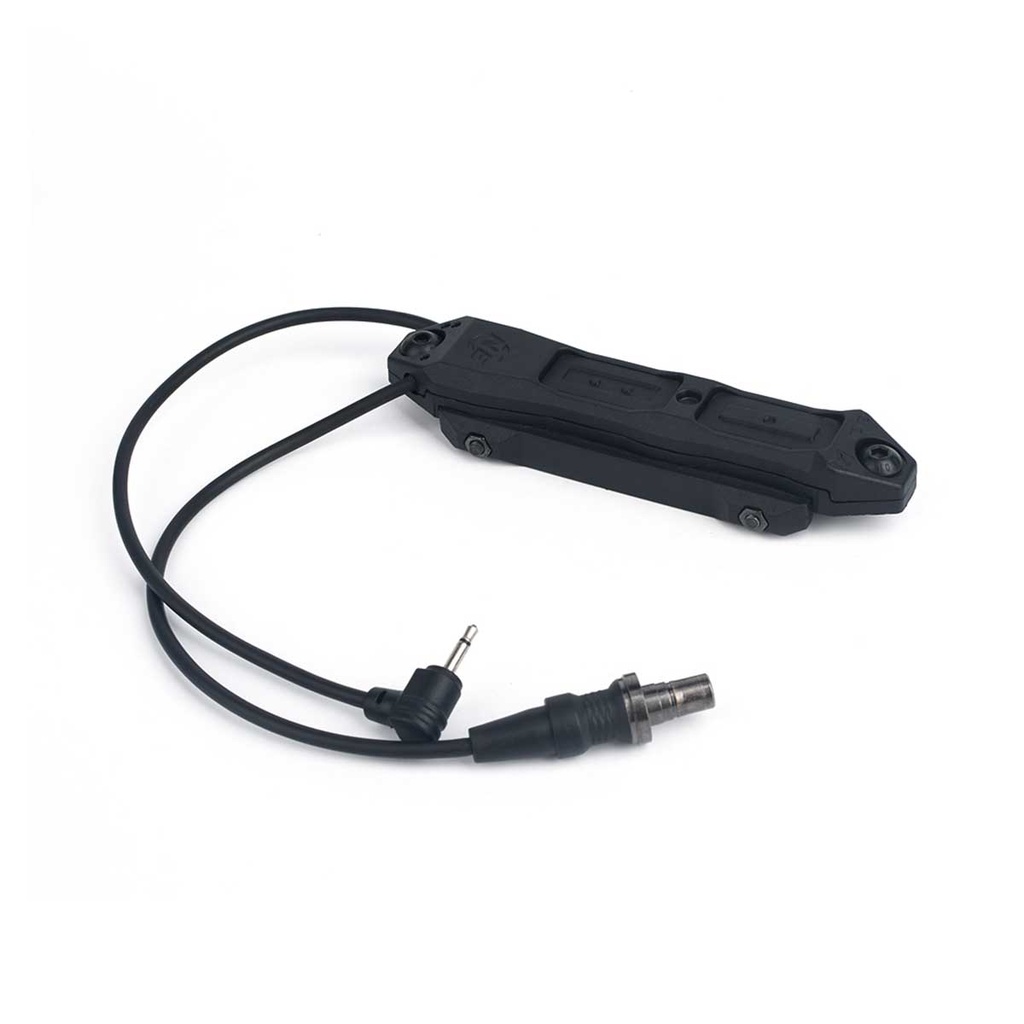 PULSADOR DOBLE LINTERNA Y AN-PEQ WADSN NEGRO