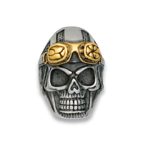 [16194-20] ANILLO CALAVERA SKULL REVENGE PLATA (20)