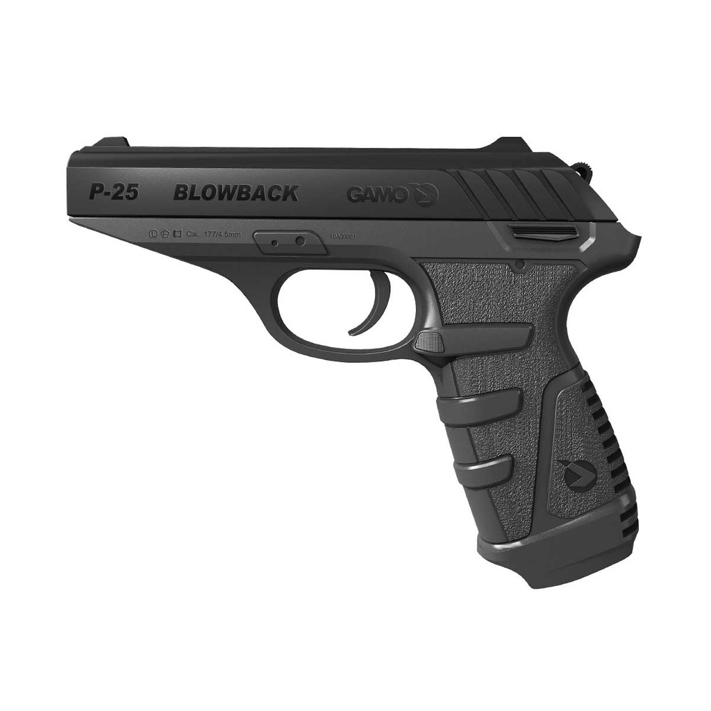 PISTOLA GAMO P-25 4.5MM CO2 NEGRA
