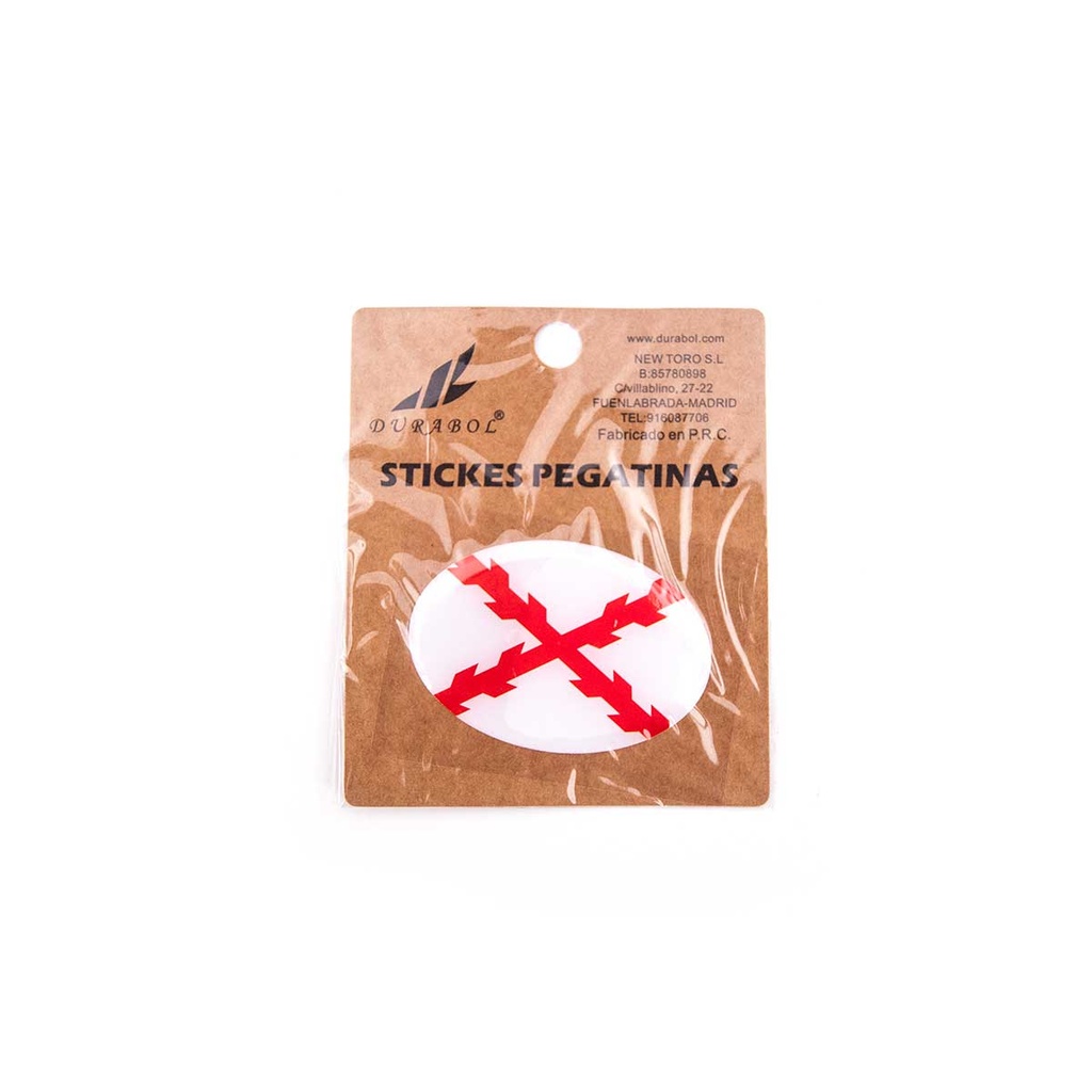 PEGATINA BORGOÑA ABULTADA GRD. 1PCS REDONDA