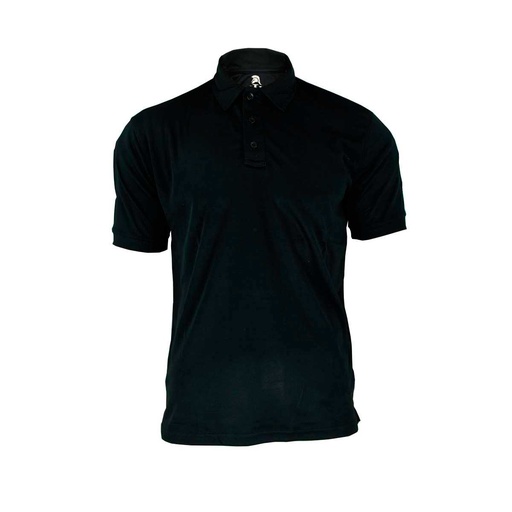 [IW2015-BK-S] POLO IMMORTAL TACTICO M/CORTA NEGRO (S)