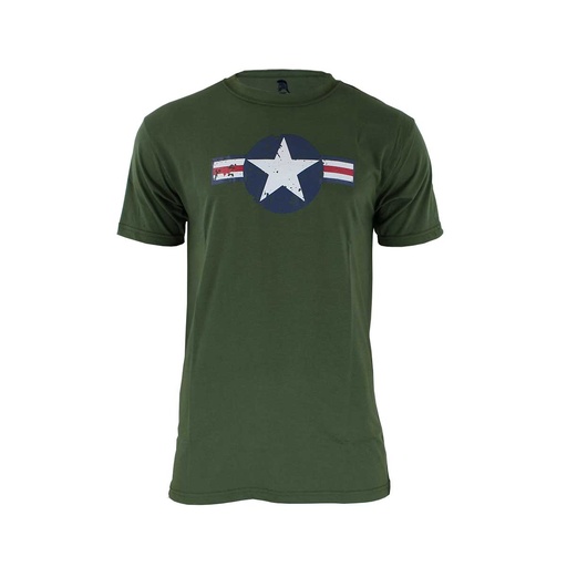 [IW100111-OD-S] CAMISETA IMMORTAL WWII ESTRELLA CIRCULO VERDE (S)