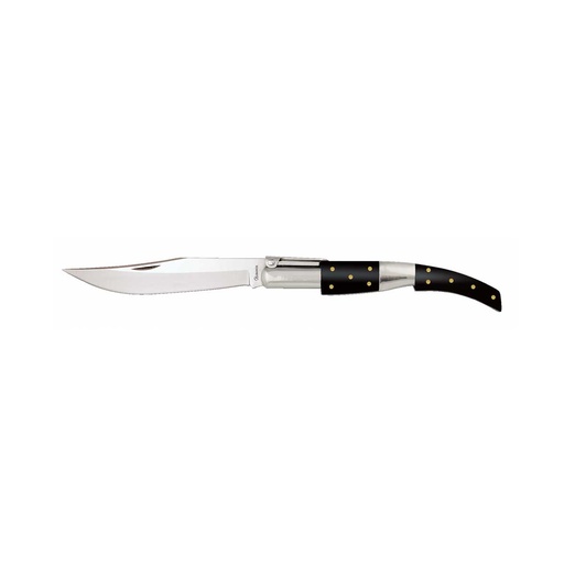 [01732] NAVAJA ARABE CARRACA 11.8 CM NEGRA