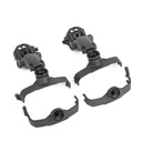 MONTURA AURICULARES PARA CASCO ARC TAC-SKY C/MICRO NEGRO