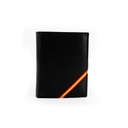 CARTERA PIEL BANDERA ESPAÑA LIBRO TRIANGULO NEGRA