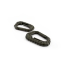 MOSQUETON IMMORTAL PVC TACTICO PEQ. 2PCS VERDE