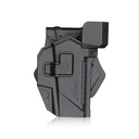 FUNDA PISTOLA RIGIDA AMOMAX GLOCK & CZ P10C CON ADAPTADOR RED DOT NEGRA