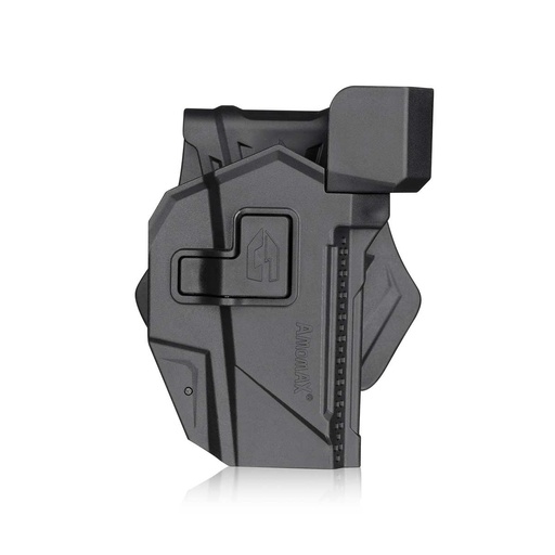 [AM-RDS-GAG] FUNDA PISTOLA RIGIDA AMOMAX GLOCK & CZ P10C CON ADAPTADOR RED DOT NEGRA