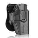 FUNDA PISTOLA RIGIDA CYTAC GEN.5 GLOCK 19/23/32 NEGRA