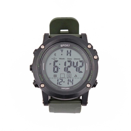 [DG1115] RELOJ TACTICO GATSBY MULTIFUNCION ESFERA NEGRA