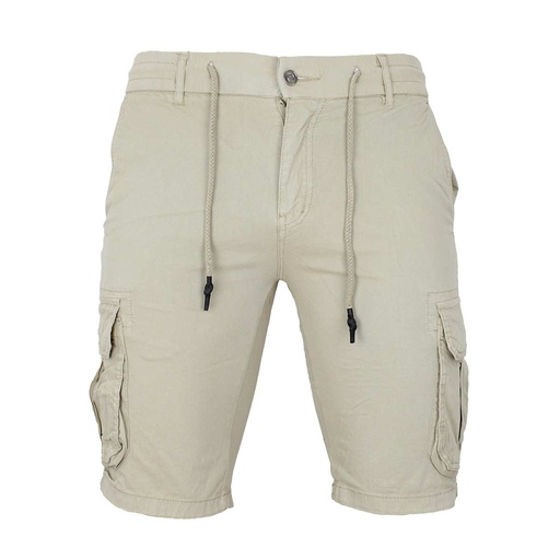 [7126-CO-30] PANTALON LEOX CARGO CORTO KHAKI (30)