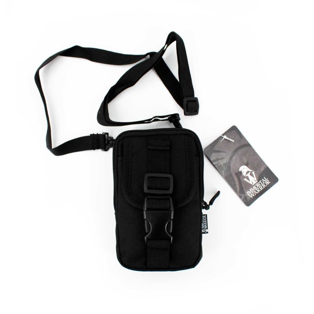 BOLSITO IMMORTAL HEBILLA FRONTAL NEGRO