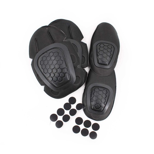 [IW-80043-BK] RODILLERAS Y CODERAS IMMORTAL TACTICAS UNIFORME SIGMA NEGRA
