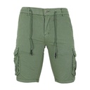 PANTALON LEOX CARGO CORTO VERDE