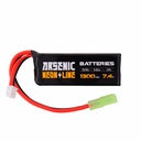 BATERIA ARSENIC PRO LIPO 7.4V 1300MAH 25C/50C 1STICK NEGRA