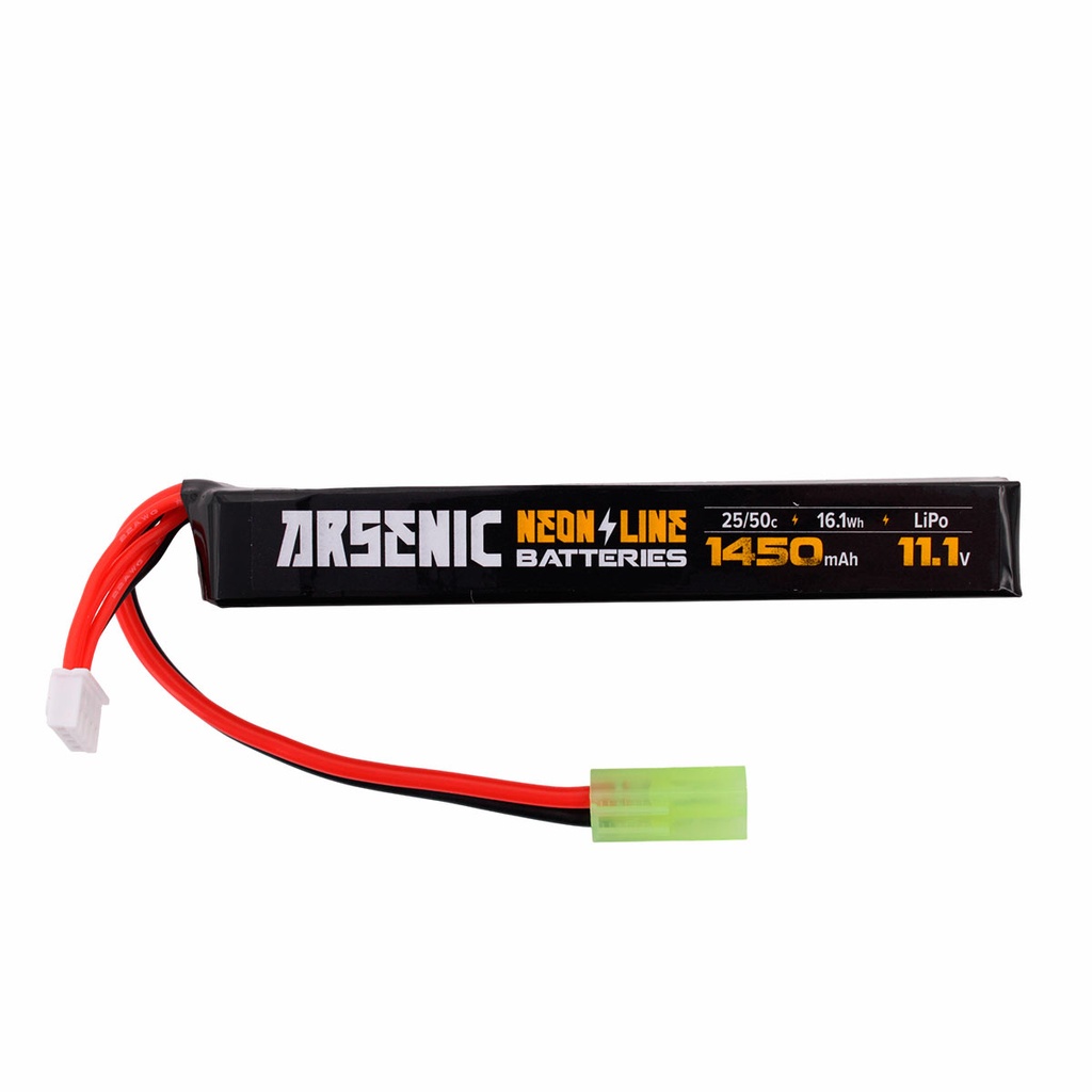 BATERIA ARSENIC PRO LIPO 11.1V 1450MAH 25C/50C 1STICK NEGRA