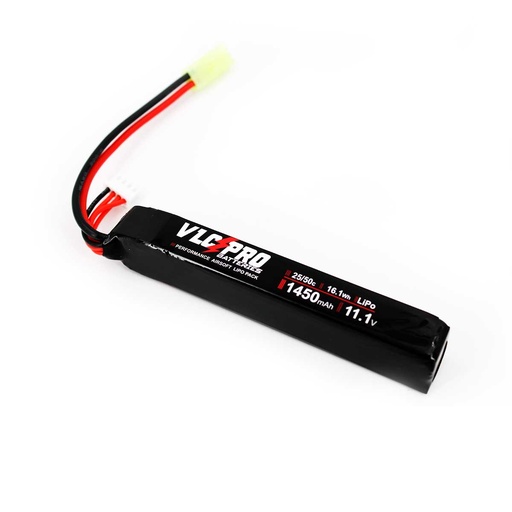 [VLC-1024] BATERIA VLC PRO LIPO 11.1V 1450MAH 25C/50C 1STICK NEGRA
