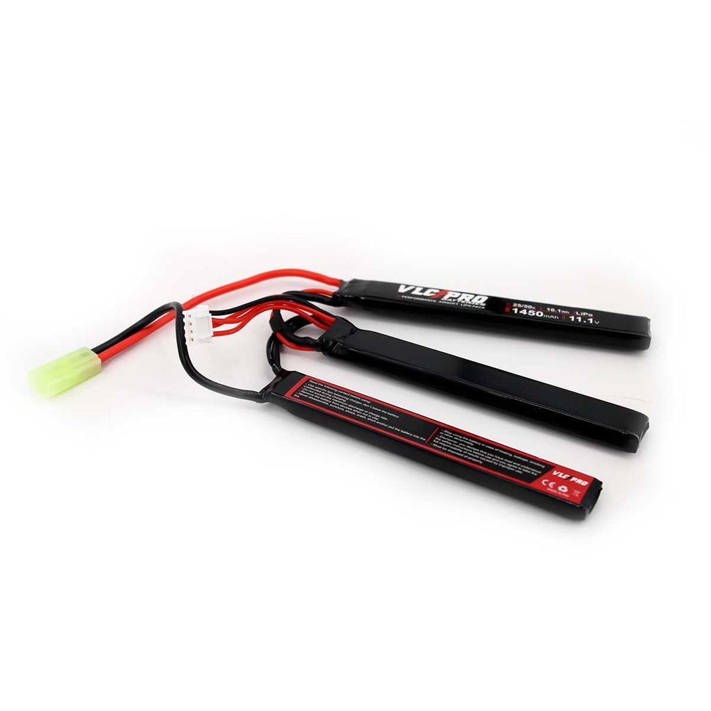 BATERIA VLC PRO LIPO 11.1V 1450MAH 25C/50C 3STICK NEGRA