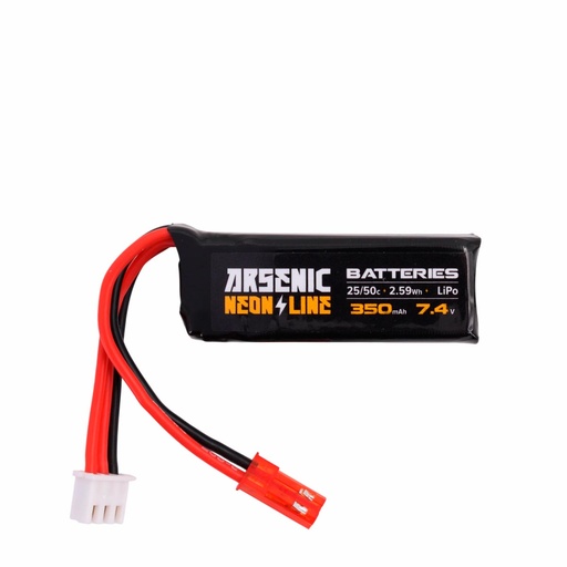 [ARS-1029] BATERIA ARSENIC PRO LIPO 7.4V 350MAH 25C/50C 1STICK HPA NEGRA