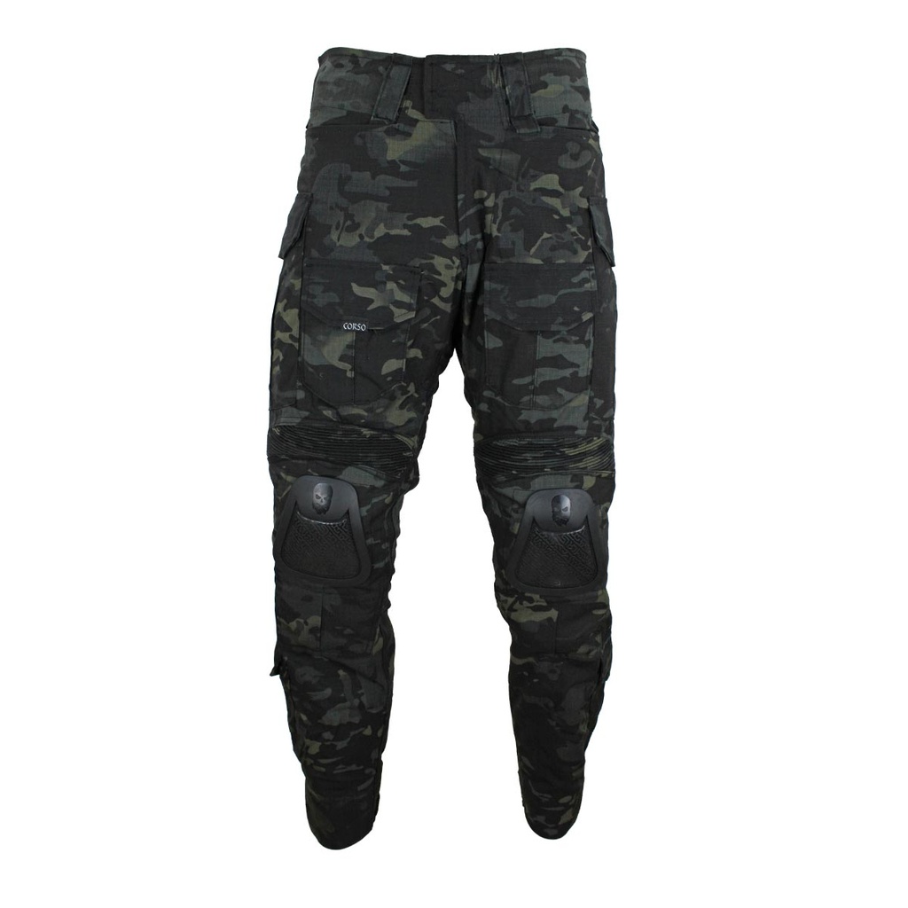 PANTALON CORSO BLACKBEARD COMBATE MULTICAM BLACK