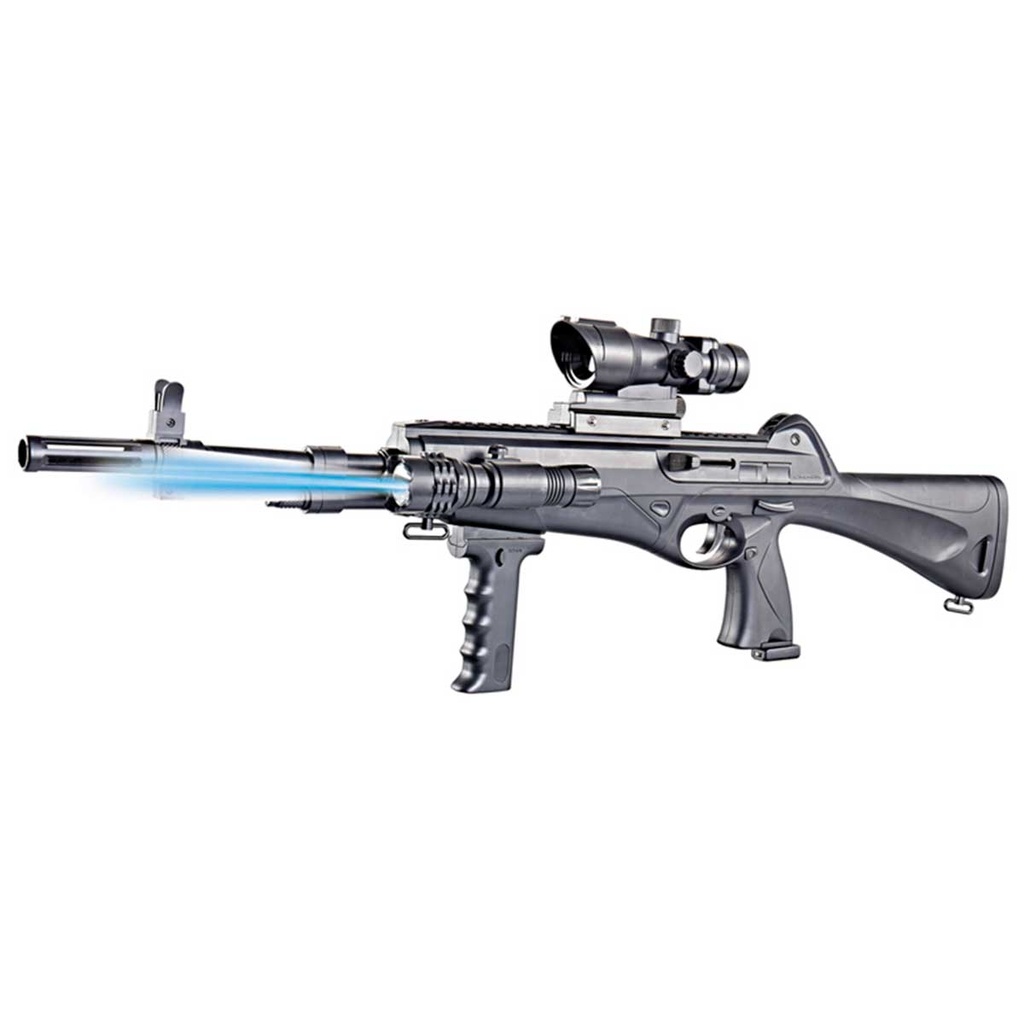 FUSIL VIGOR MUELLE CON LINTERNA Y VISOR NEGRO