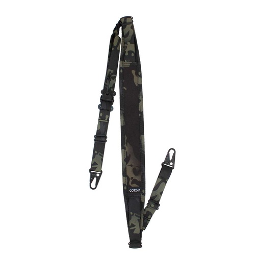 [CRS-080016-MCBK] CORREA FUSIL CORSO CROSSBONES 1 - 2 PUNTOS MULTICAM BLACK