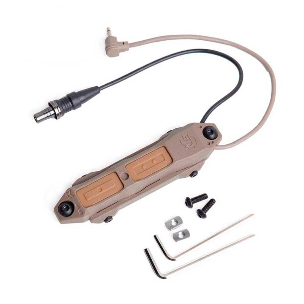 PULSADOR DOBLE LINTERNA Y AN-PEQ WADSN TAN