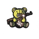 PARCHE IMMORTAL PVC 3D TEDDY TERROR VERDE