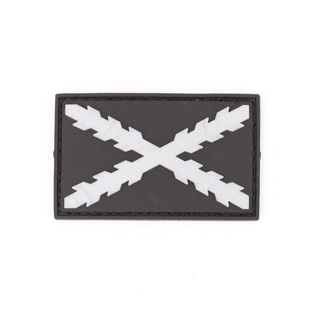 PARCHE IMMORTAL PVC BORGOÑA PEQ. PLATA