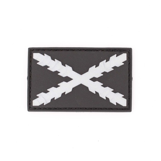 [IW-08257-SV] PARCHE IMMORTAL PVC BORGOÑA PEQ. PLATA