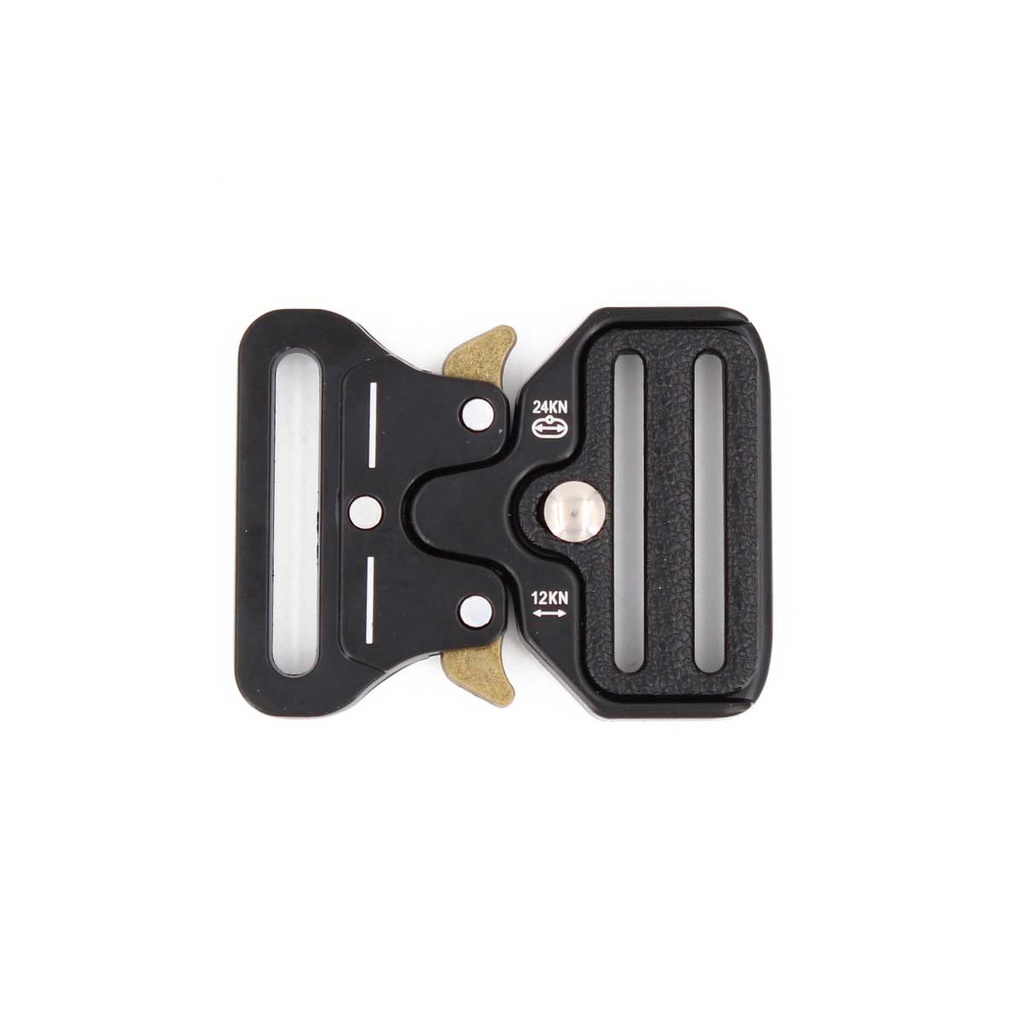 HEBILLA IMMORTAL CIERRE SEGURIDAD METALICA 40MM NEGRA