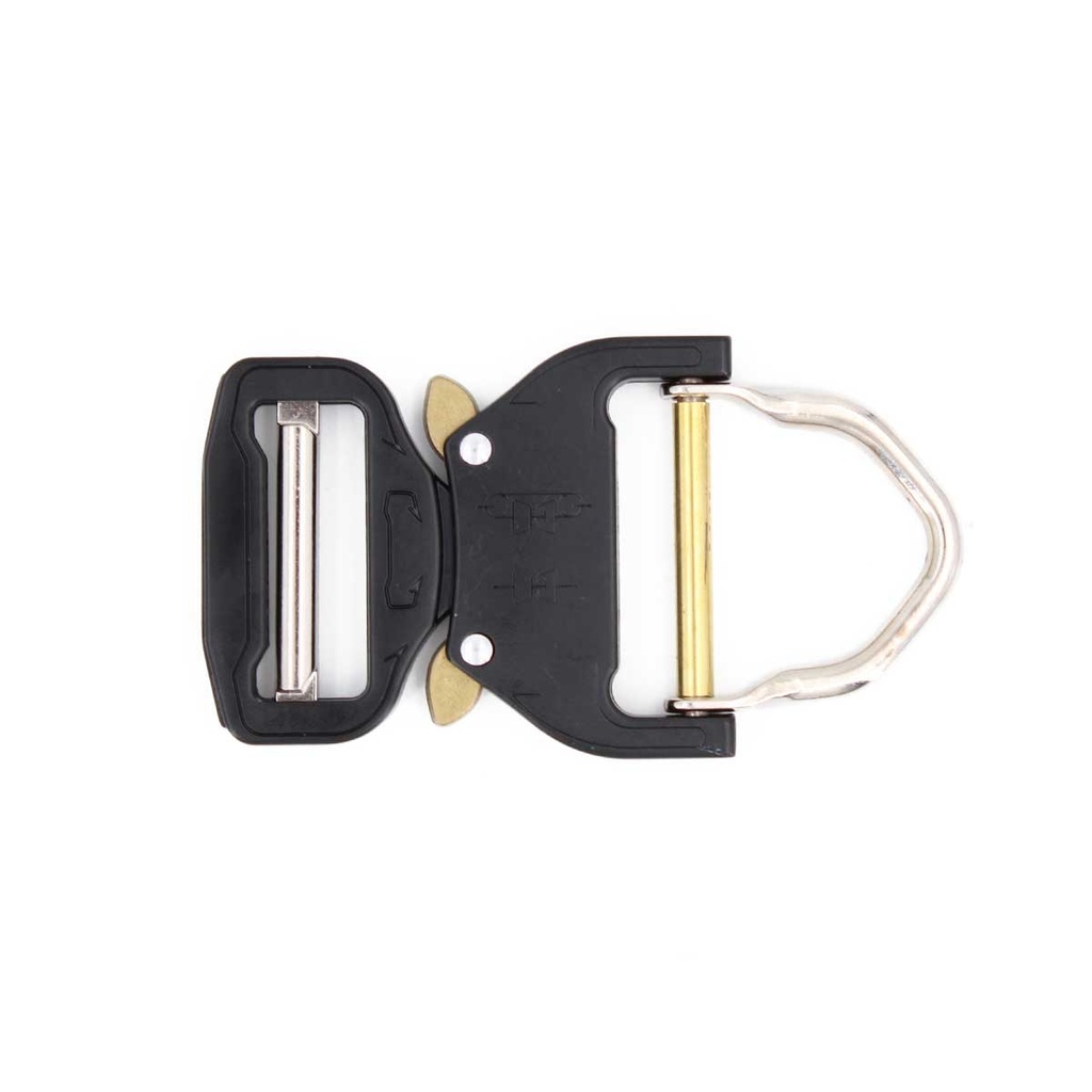 HEBILLA IMMORTAL CIERRE SEGURIDAD C/LINEA VIDA 40MM NEGRA