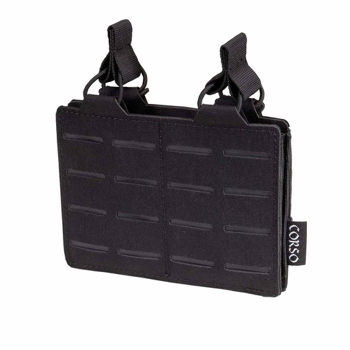 [CRS-040513-BK] POUCH CORSO CARGADOR M4 DOBLE DAGGER MK1 LASER NEGRO