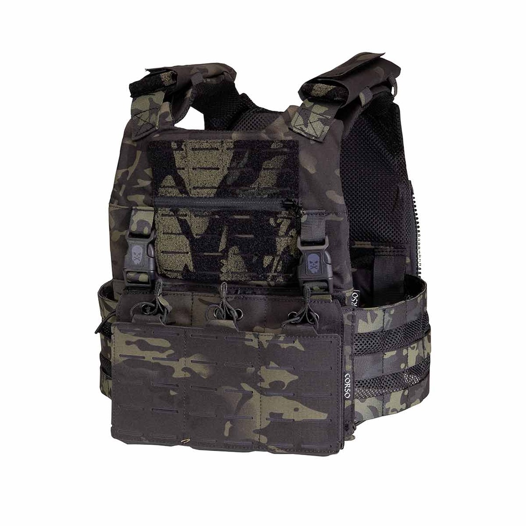 CHALECO CORSO DRAKE MK2 MULTICAM BLACK