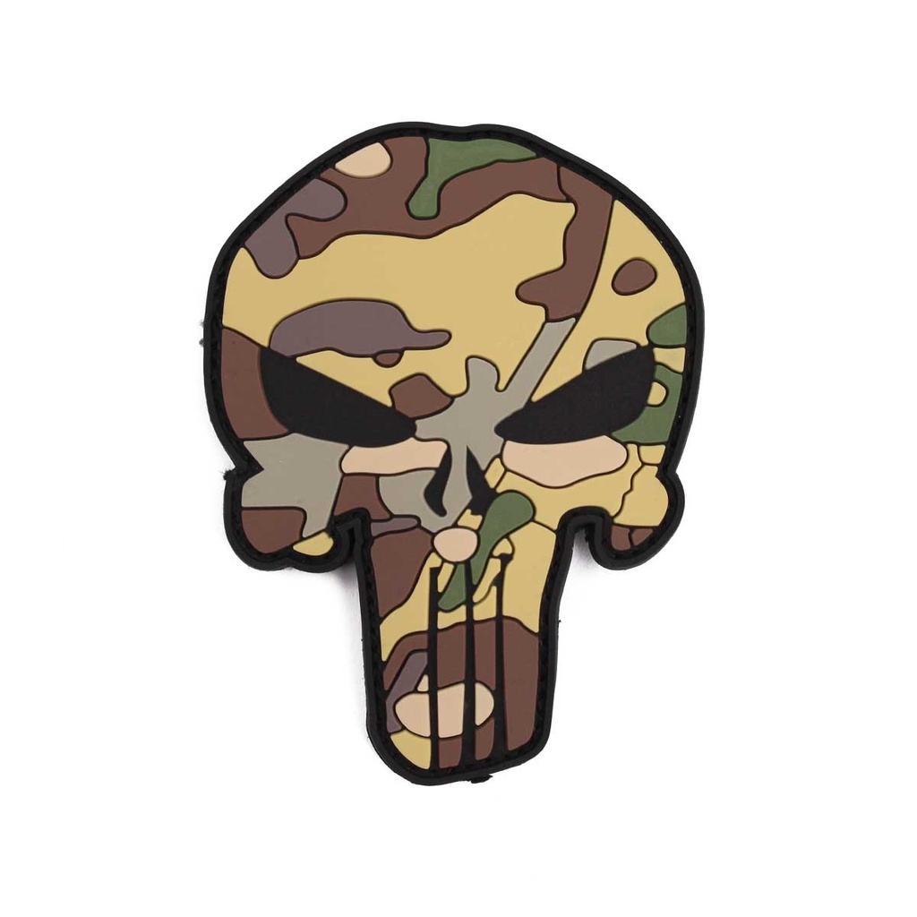 PARCHE IMMORTAL PVC 3D PUNISHER MULTICAM
