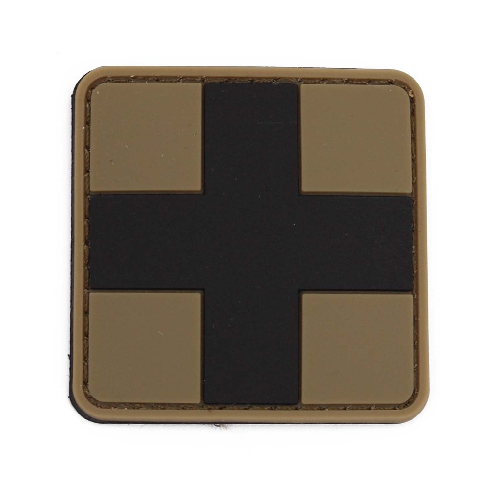 PARCHE IMMORTAL PVC MEDICO TAN-NEGRO