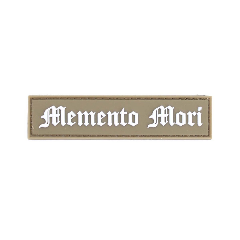 PARCHE IMMORTAL PVC 3D TIRA MEMENTO MORI TAN