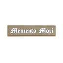 PARCHE IMMORTAL PVC 3D TIRA MEMENTO MORI TAN