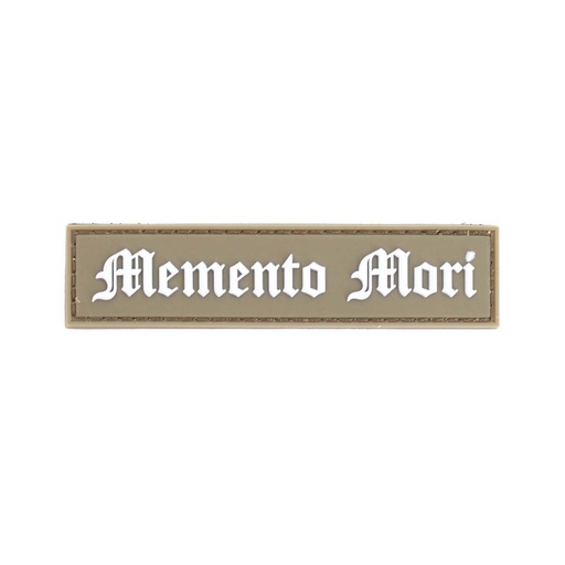 [IW-08300-CO] PARCHE IMMORTAL PVC 3D TIRA MEMENTO MORI TAN