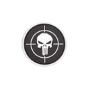 PARCHE IMMORTAL PVC 3D PUNISHER DIANA REDONDO PEQ. NEGRO