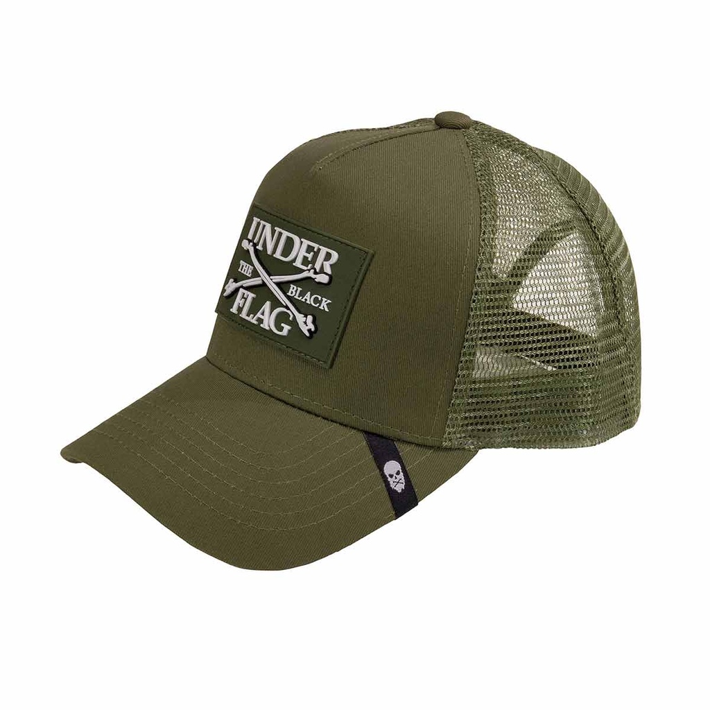 GORRA CORSO REJILLA UNDER THE BLACK FLAG VERDE