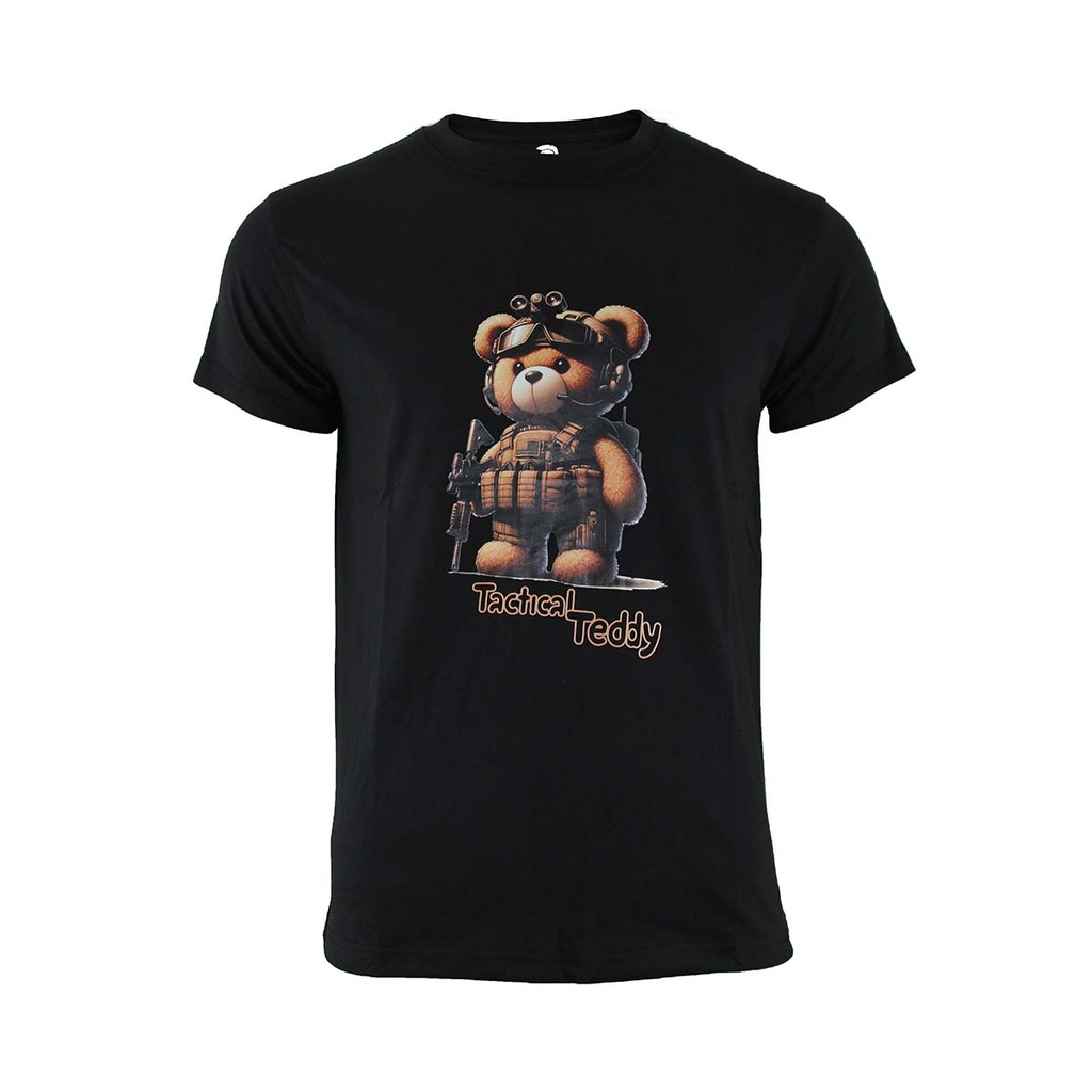 CAMISETA IMMORTAL TACTICAL TEDDY NEGRA